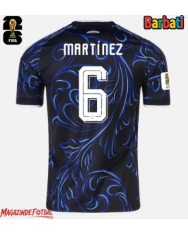 Argentina Lisandro Martinez #6 Tricou Fotbal Replică Mondial 2026 Barbati Deplasare